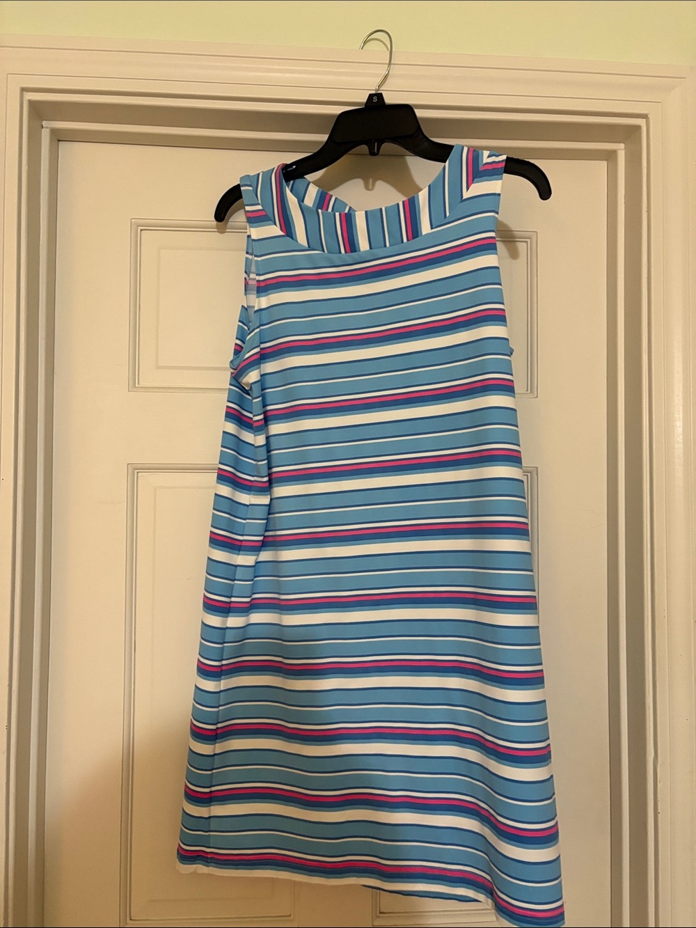 Sailor Sailor women’s Blue Striped Sleeveless Dress